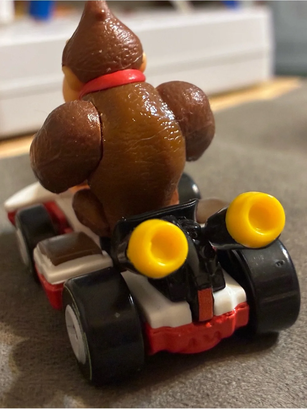 Nintendo Donkey Kong Brown and Tan Kart Racer Toy